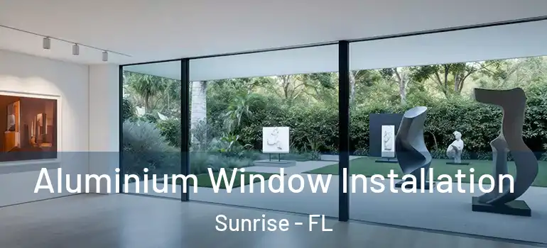  Aluminium Window Installation Sunrise - FL