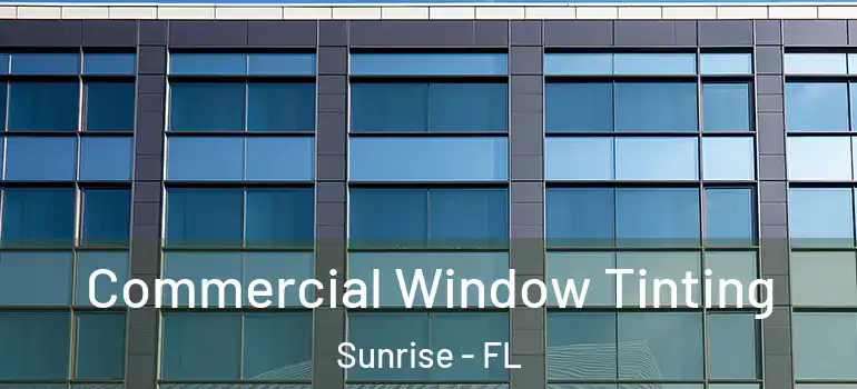  Commercial Window Tinting Sunrise - FL