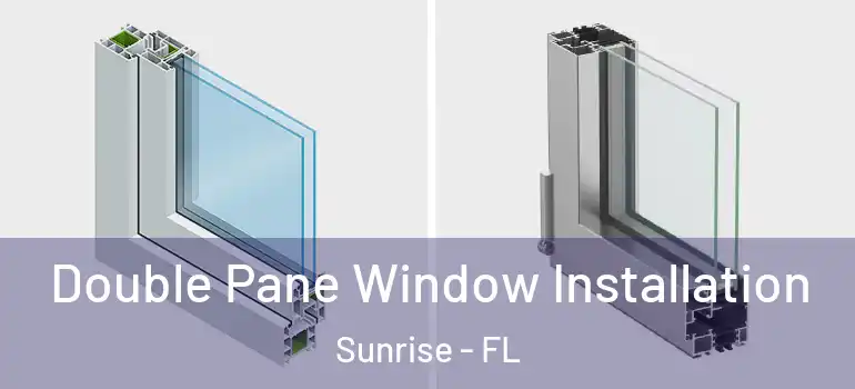  Double Pane Window Installation Sunrise - FL