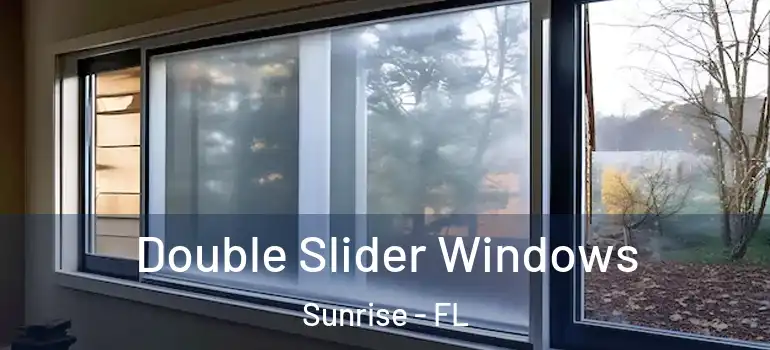  Double Slider Windows Sunrise - FL