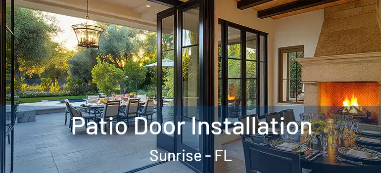  Patio Door Installation Sunrise - FL