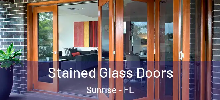  Stained Glass Doors Sunrise - FL