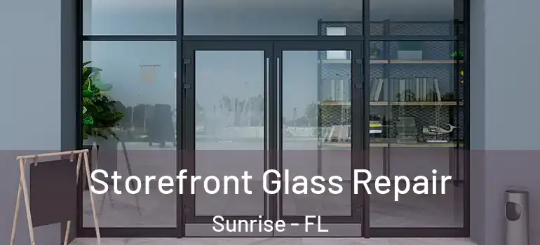  Storefront Glass Repair Sunrise - FL