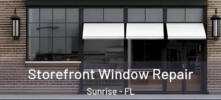  Storefront Window Repair Sunrise - FL