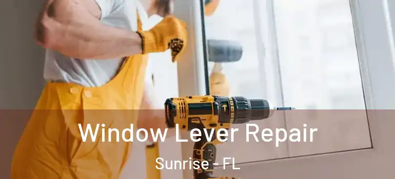  Window Lever Repair Sunrise - FL