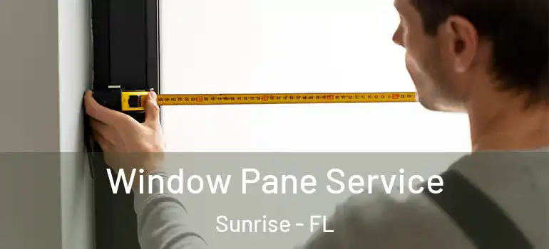  Window Pane Service Sunrise - FL