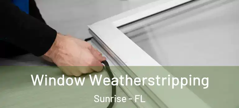 Window Weatherstripping Sunrise - FL